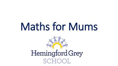 Maths for Mums.