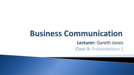 Business Communication