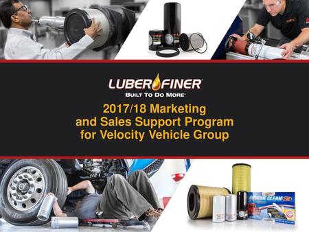 2017/18 Marketing and Sales Support Program for Velocity Vehicle Group