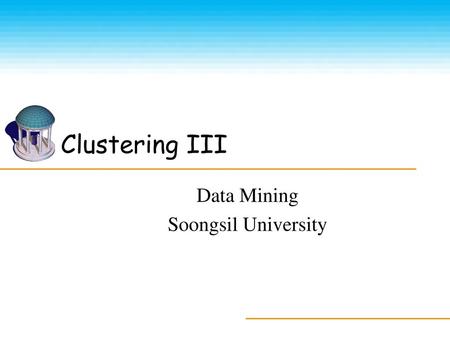 Data Mining Soongsil University