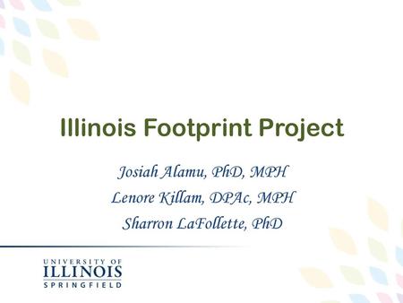 Illinois Footprint Project