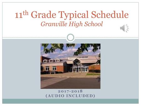 11th Grade Typical Schedule Granville High School