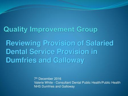 Quality Improvement Group