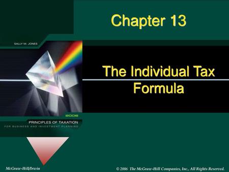 The Individual Tax Formula