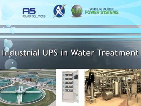 Industrial UPS in Water Treatment