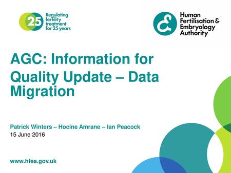 Quality Update – Data Migration