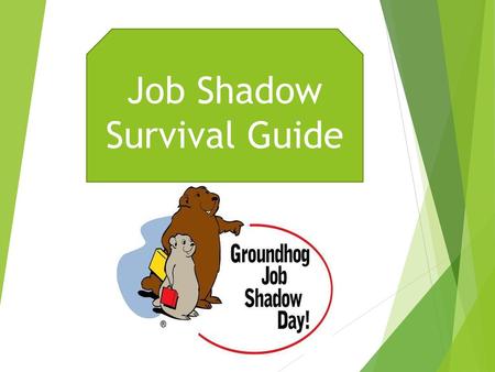 Job Shadow Survival Guide.