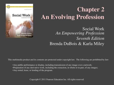 Chapter 2 An Evolving Profession