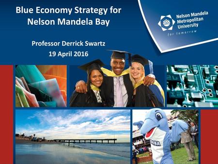 Blue Economy Strategy for Nelson Mandela Bay Professor Derrick Swartz