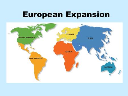 European Expansion.