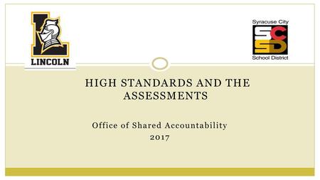 Office of Shared Accountability 2017