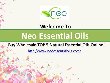 Buy Wholesale TOP 5 Natural Essential Oils Online!