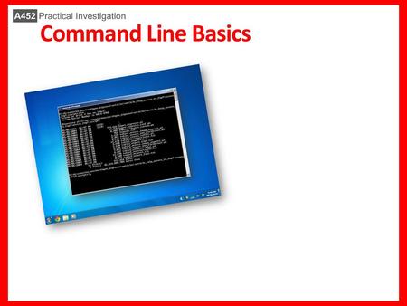 Command Line Basics.