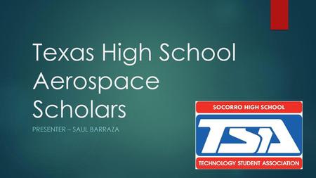 Texas High School Aerospace Scholars