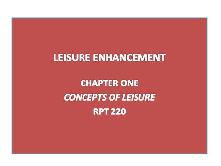 Leisure Lifestyle Development