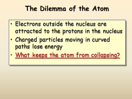 Chapter 4 Properties of Light The Wave Description of Light Section 1 The Development of a New Atomic Model Chapter 4 Properties of Light The Wave.