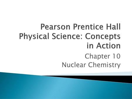 Pearson Prentice Hall Physical Science: Concepts in Action