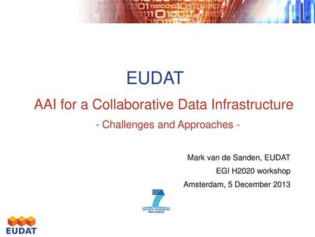 AAI for a Collaborative Data Infrastructure