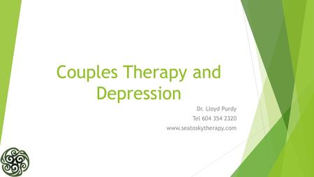 Couples Therapy and Depression