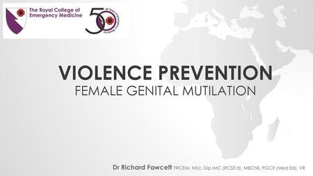 Violence Prevention Female Genital Mutilation