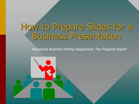 How to Prepare Slides for a Business Presentation