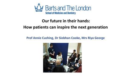 How patients can inspire the next generation