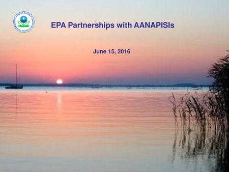 EPA Partnerships with AANAPISIs