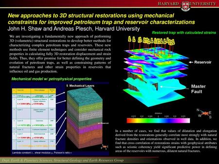 John H. Shaw and Andreas Plesch, Harvard University