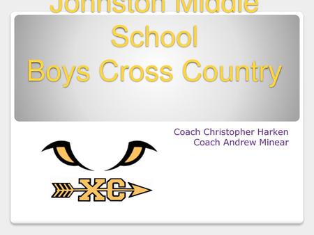 Johnston Middle School Boys Cross Country