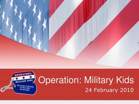 Operation: Military Kids