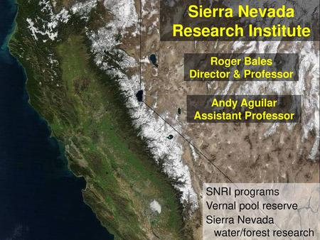 Sierra Nevada Research Institute