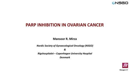 PARP INHIBITION IN OVARIAN CANCER