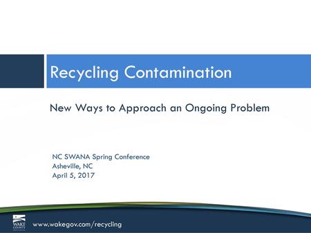 Recycling Contamination