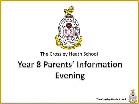 Year 8 Parents’ Information Evening