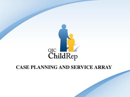 CASE PLANNING AND SERVICE ARRAY