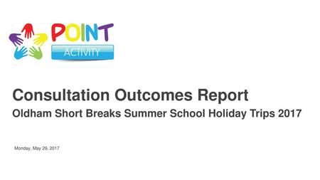 Consultation Outcomes Report