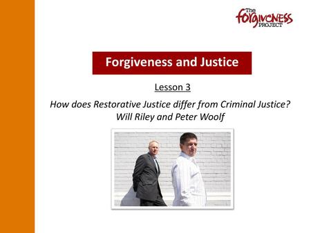 Forgiveness and Justice