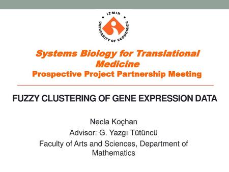 Fuzzy clusterIng of gene expressIon data