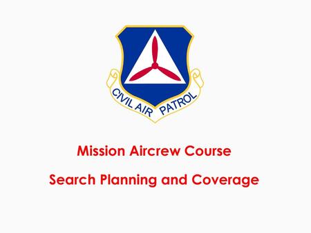 Mission Aircrew Course Search Planning and Coverage