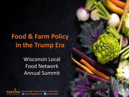 Food & Farm Policy in the Trump Era