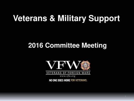 Veterans & Military Support