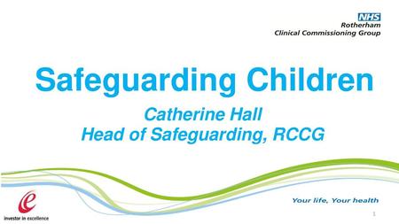 Safeguarding Children Head of Safeguarding, RCCG