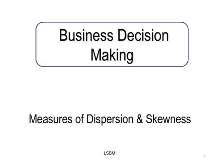 Business Decision Making