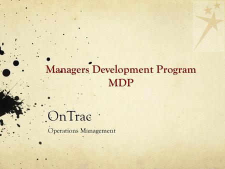 Operations Management