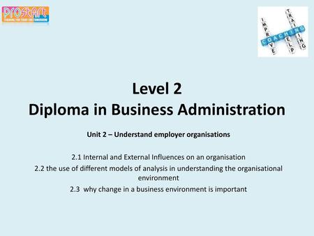 Level 2 Diploma in Business Administration