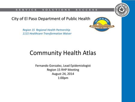 Community Health Atlas