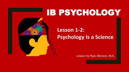 Lesson by Ryan Benson, M.A.