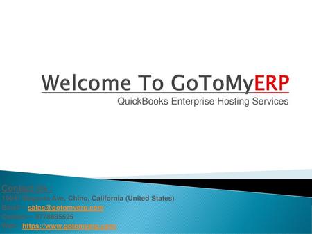 QuickBooks Enterprise Hosting Services