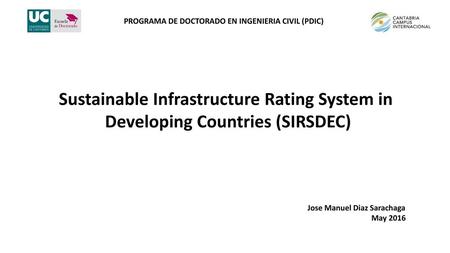 Sustainable Infrastructure Rating System in