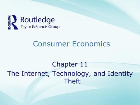 Consumer Economics Chapter 11